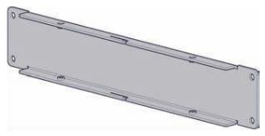 Rear panel 3U for 19" drawer S