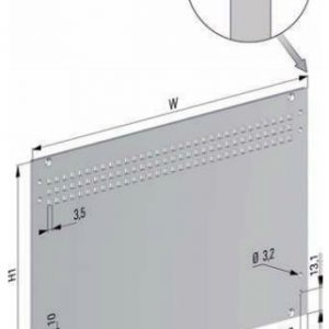 Rear panel FreeTEC 3U/42HP