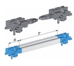 Guide-rail extrusion Aluminum,